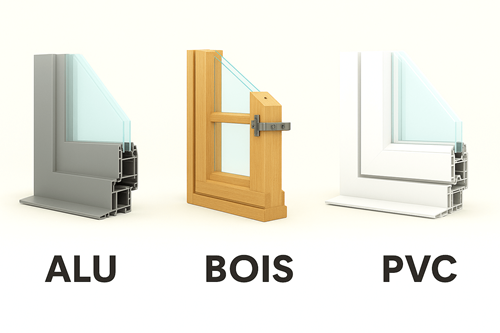 Comparatif Fenêtres Alu Bois PVC